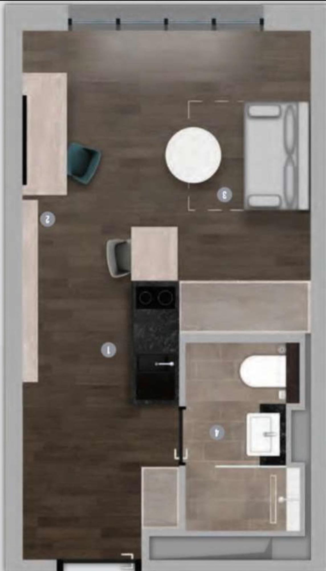 Studio Apartment Uber Den Wolken Berlin Extérieur photo